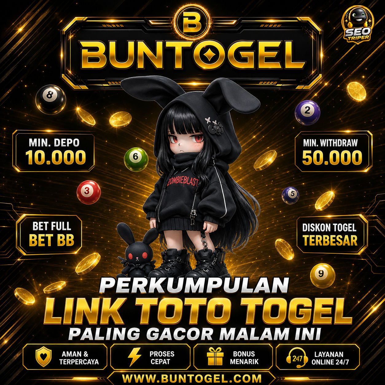 BUNTOGEL: Perkumpulan Link Toto Togel Paling Gacor Malam Ini
