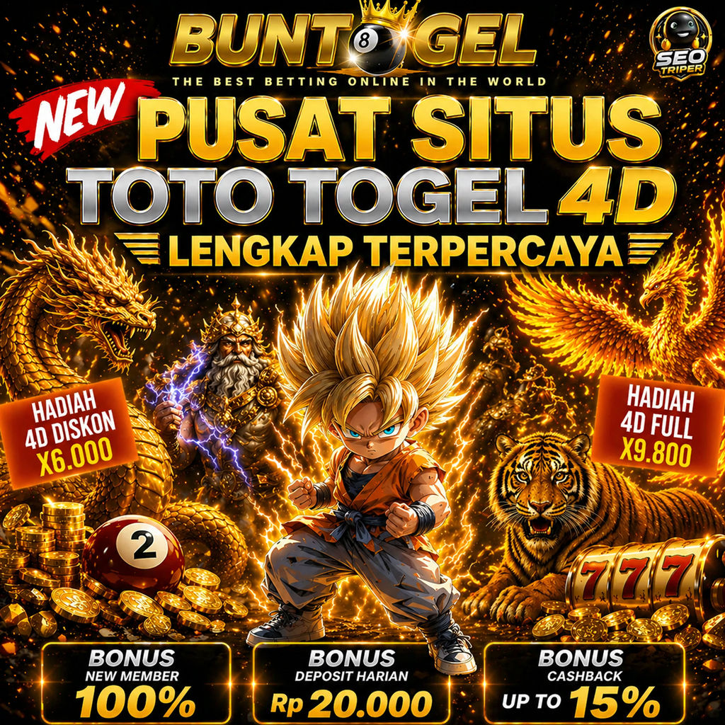 BUNTOGEL - New Pusat Situs Toto Togel 4D Lengkap Terpercaya ✌️