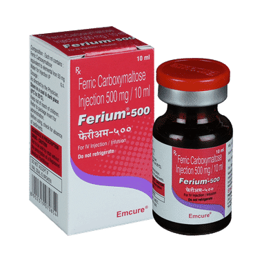 Ferium 500Mg/10ml Injection 10 ml