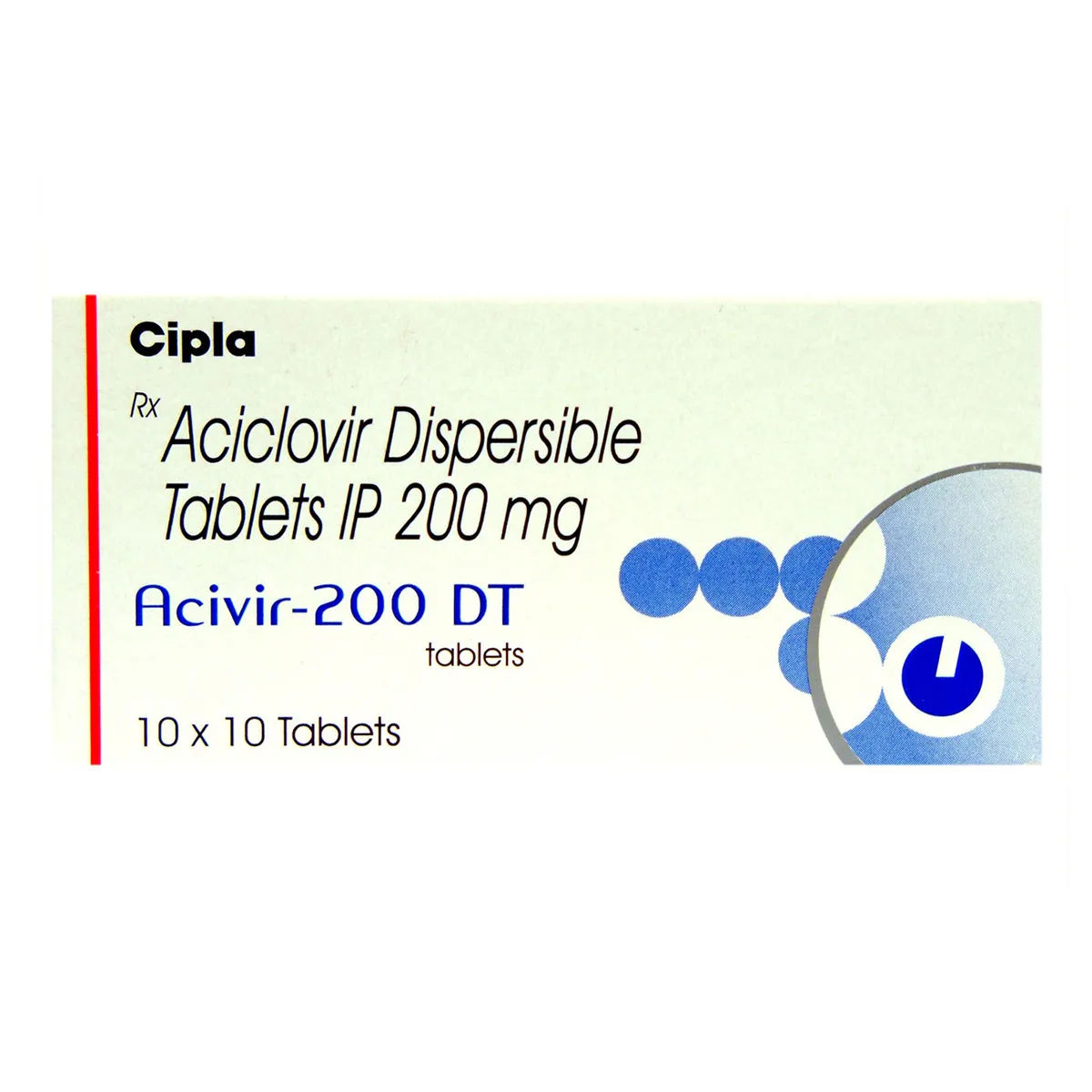 Acivir 200 Mg Tablet DT