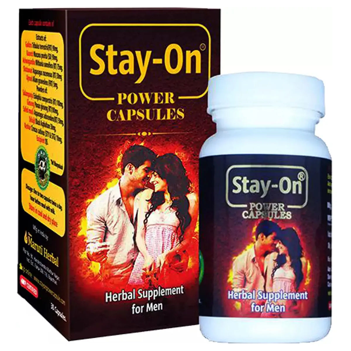 Stay-On Power Capsules Herbal Supplement