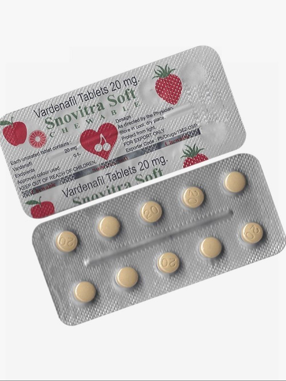 Snovitra Soft Chewable 20 Mg