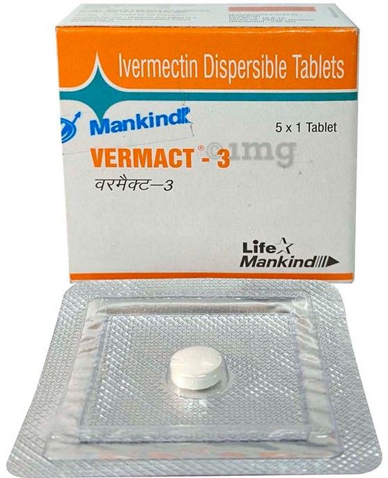 Vermact 3 Mg DT Dispersible