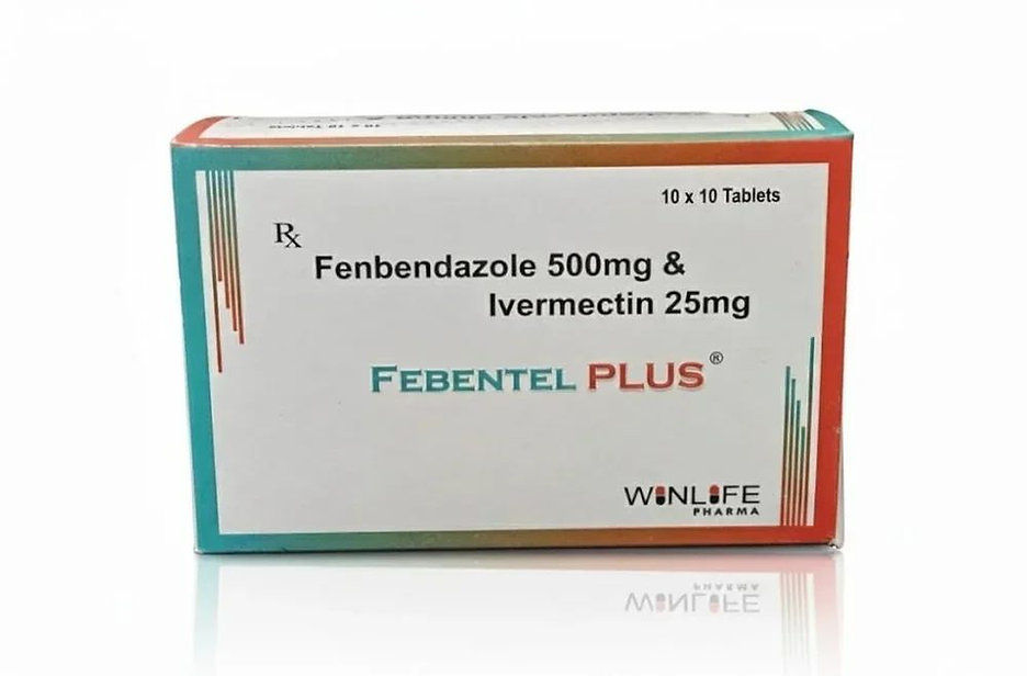 Fenbendazole 500 mg + Ivermectin 25 mg