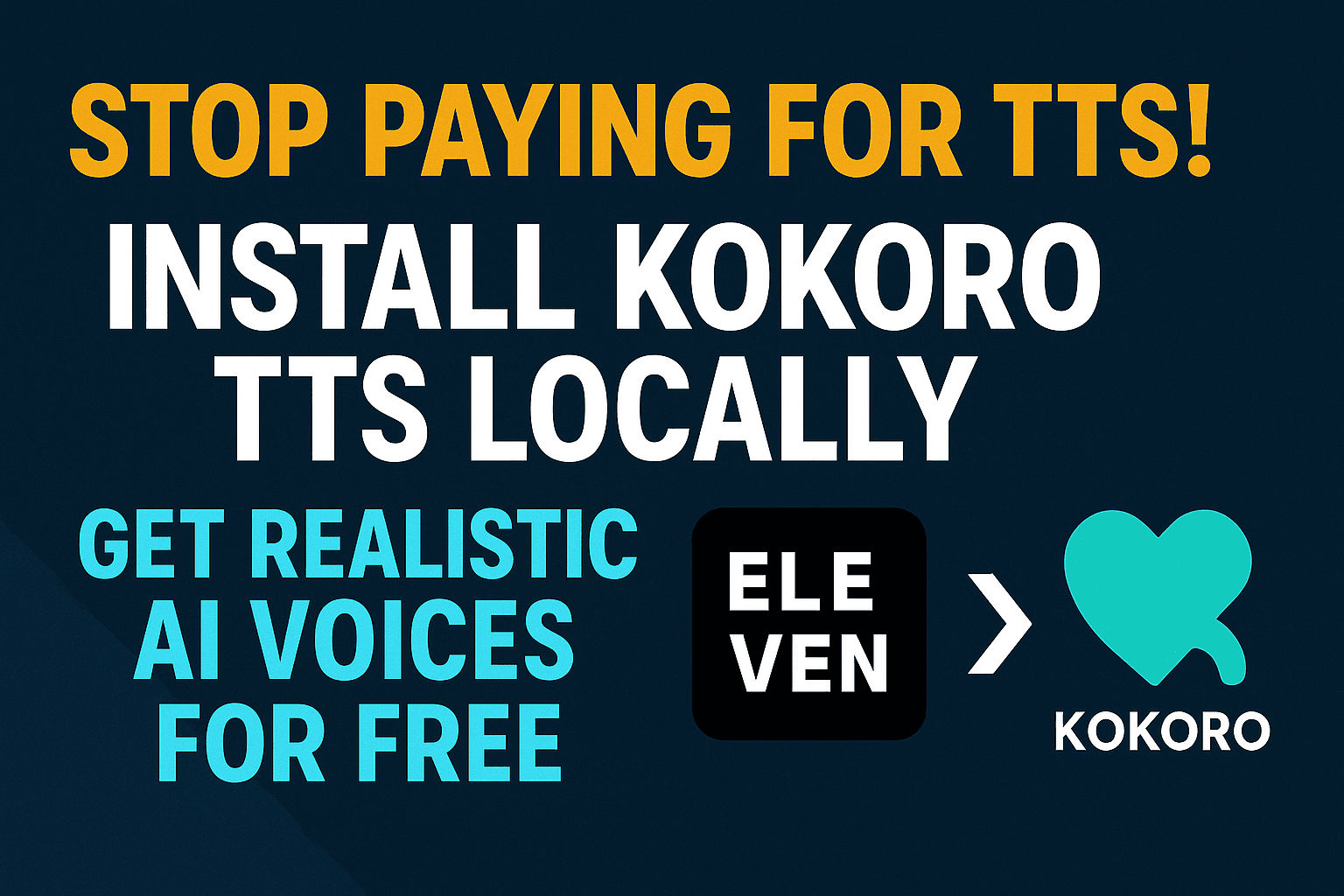 Stop Paying for TTS! Install Kokoro TTS Locally and Get Realistic AI Voices for Free
