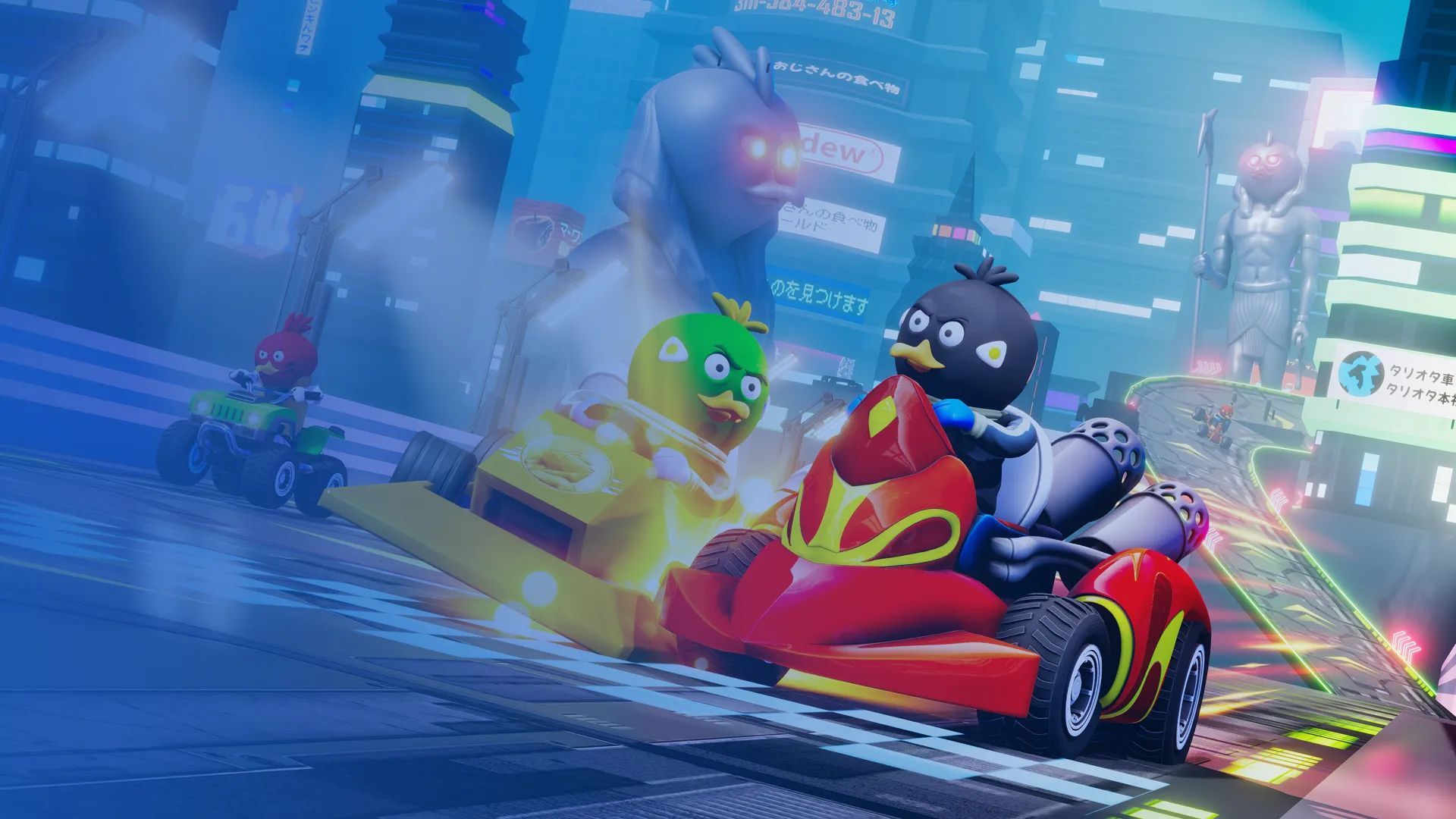 Penguin Kart Racing Game