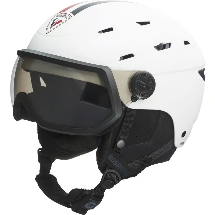 Шлем Rossignol Allspeed Visor Impacts Photochromic STRATO, белый