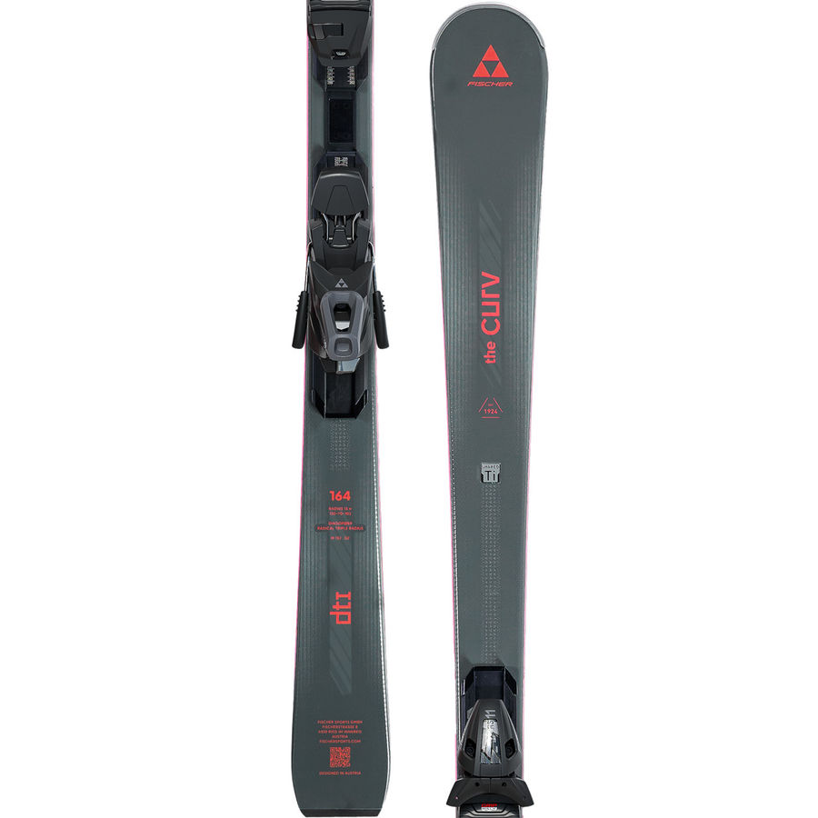 Горные лыжи Fischer The Curv DTI LYT PR, серый, розовый