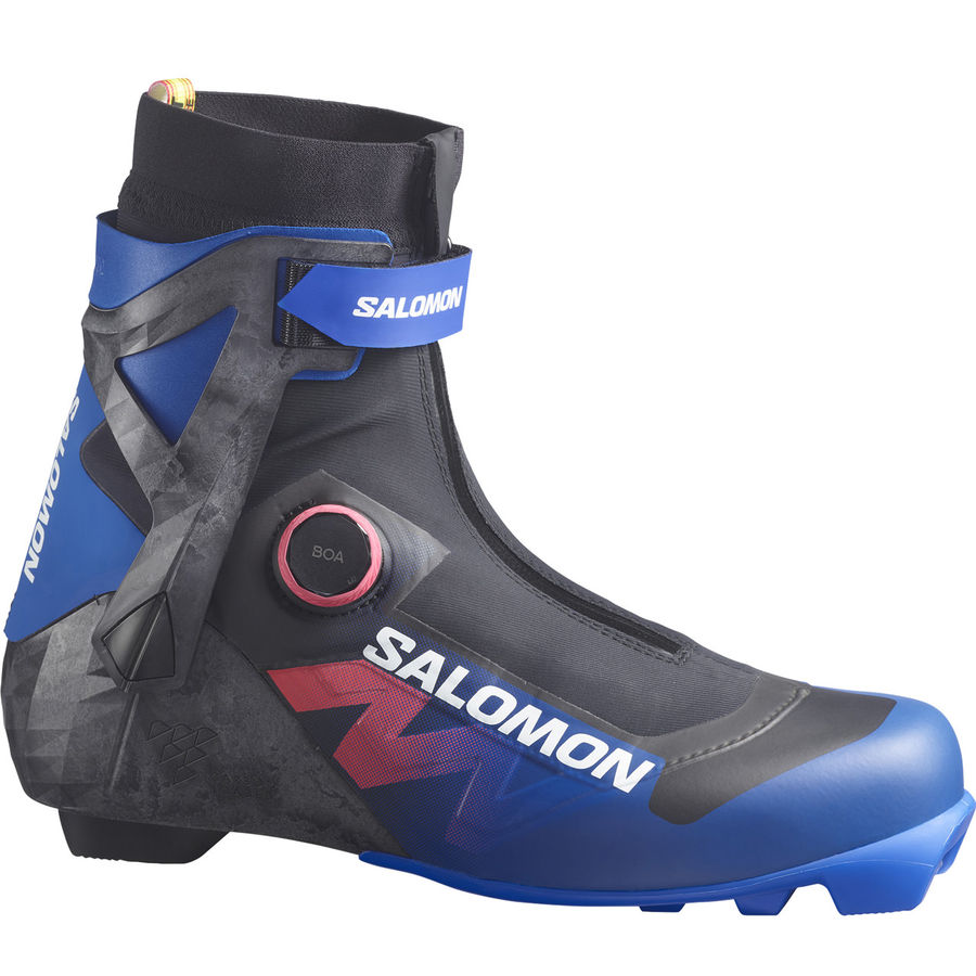 Горнолыжные ботинки Salomon Equipe Race Skate BOA race equipe, чёрный, синий
