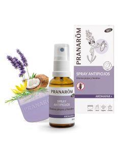 Aromapar+ spray Antipiojos BIO 30ml + lendrera - Pranarom