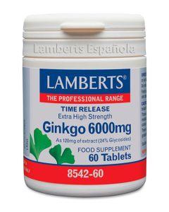 Ginkgo Biloba 6000mg 60 tabletas - Lamberts