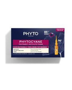 Phytocyane caída reaccional anticaída mujer 12 ampollas - Phyto