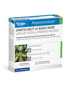 Phytostandard alcachofa - rábano negro 30 comprimidos - Pileje PhytoPrevent