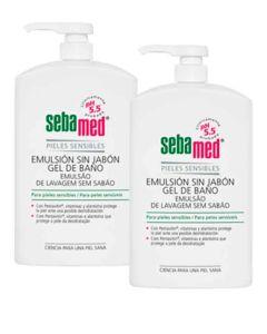 Sebamed Emulsión sin jabón. Pack Duplo  750 ml. x 2ud. - Sebamed