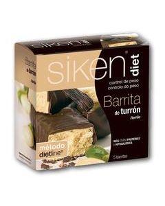 Siken Diet barritas de turrón 5 uds 36g