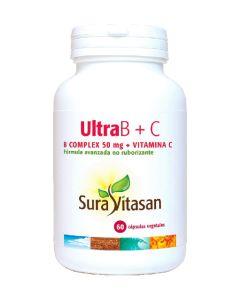 Ultra B Complex + Vitamina C 60 cápsulas - Sura Vitasan