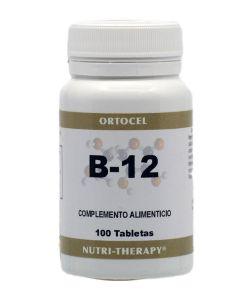 Vitamina B-12 500mcg 100 tabletas - Ortocel