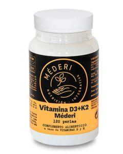 Vitamina D3+K2 120 perlas - Méderi