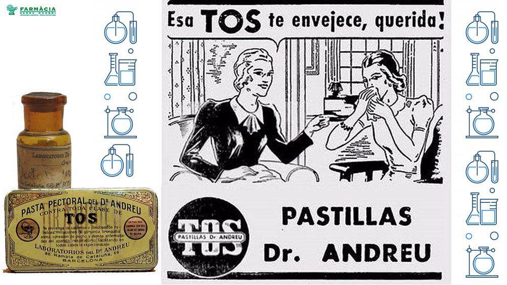 Medicamentos vintage en España: Laboratorio Dr. Andreu de Barcelona