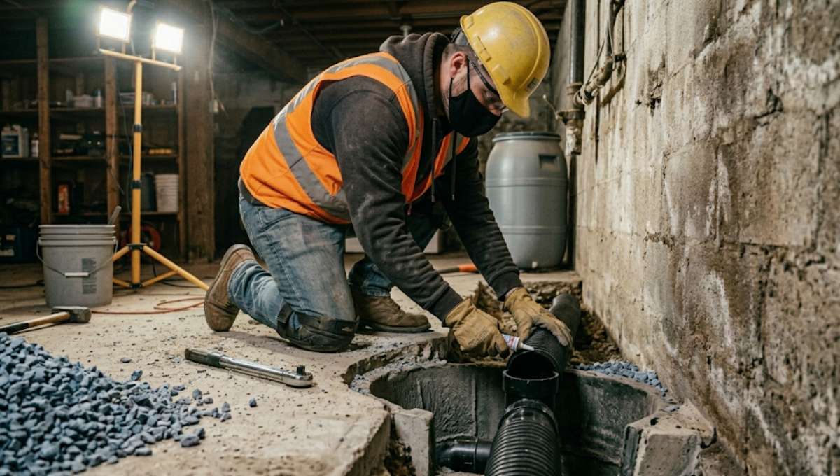 Basement Waterproofing After Flood in Harrison, ME