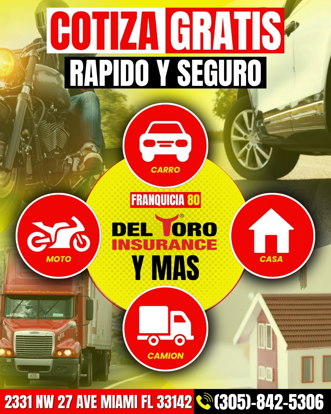 Agente de seguros contactando