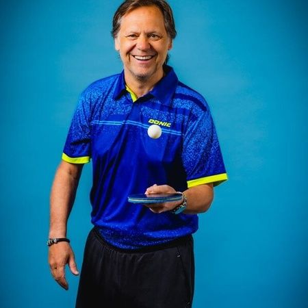 Spela pingis med en världsmästare