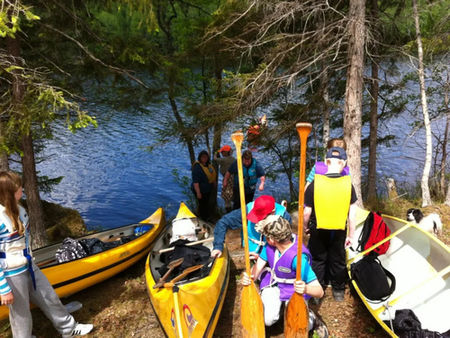 Paddling med kanot