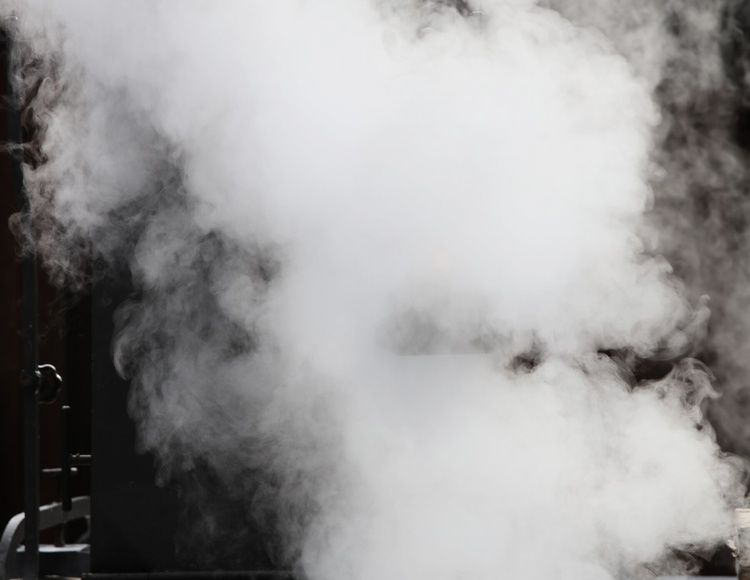 Røg i udekøkkenet