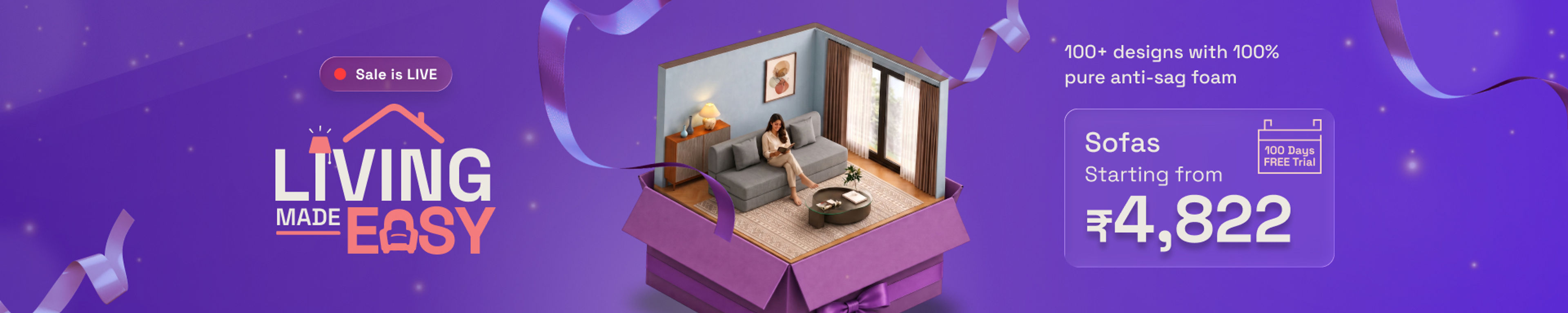 Living Made Easy Sale sofa