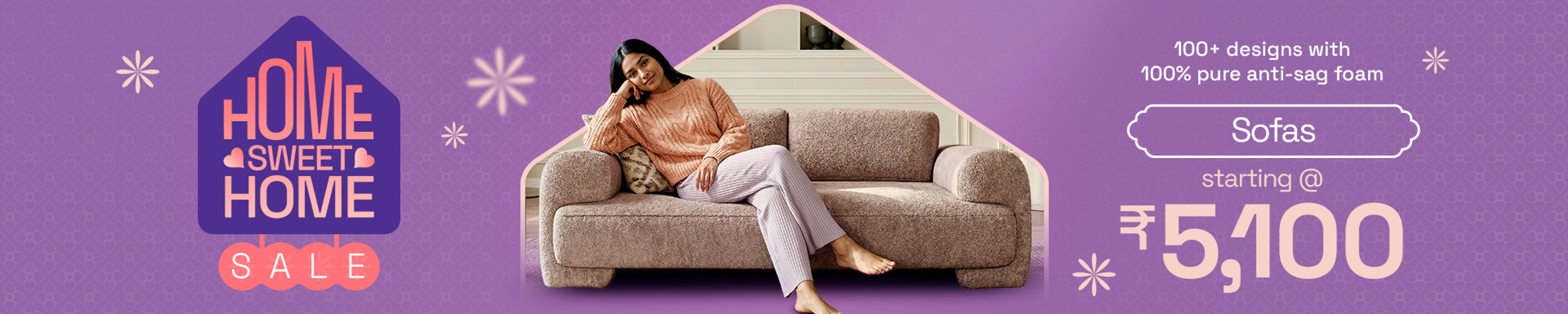 Home Sweet Home Sale sofa
