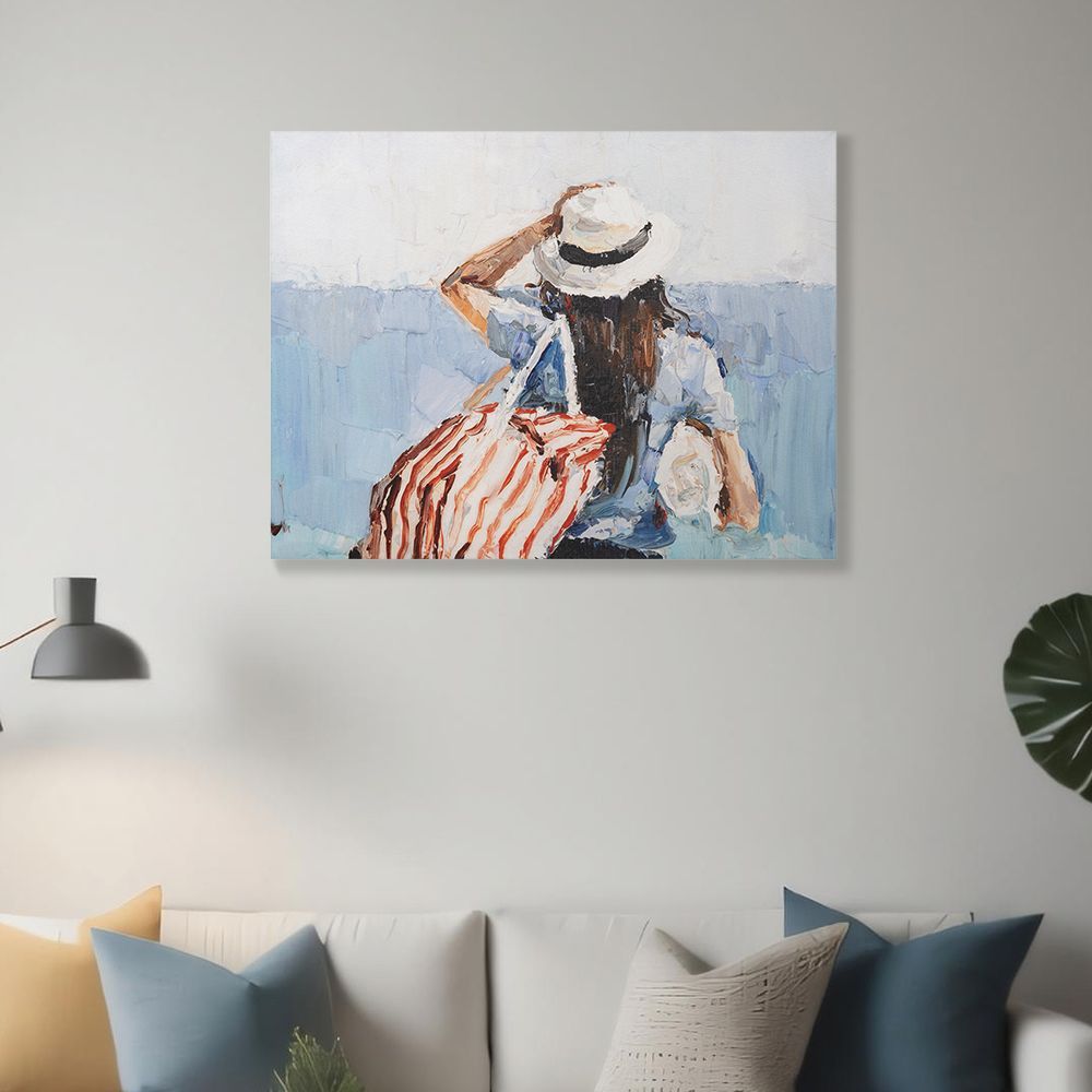 Canvas Wall Painting | 18x24 Inch | Set of 1 | For Living Room, Bedroom & Office Decor | Gifting Option | Beach Vacation Dreams