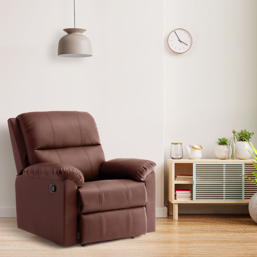 Wakefit Comforta Recliner - 1 Seater - Tan