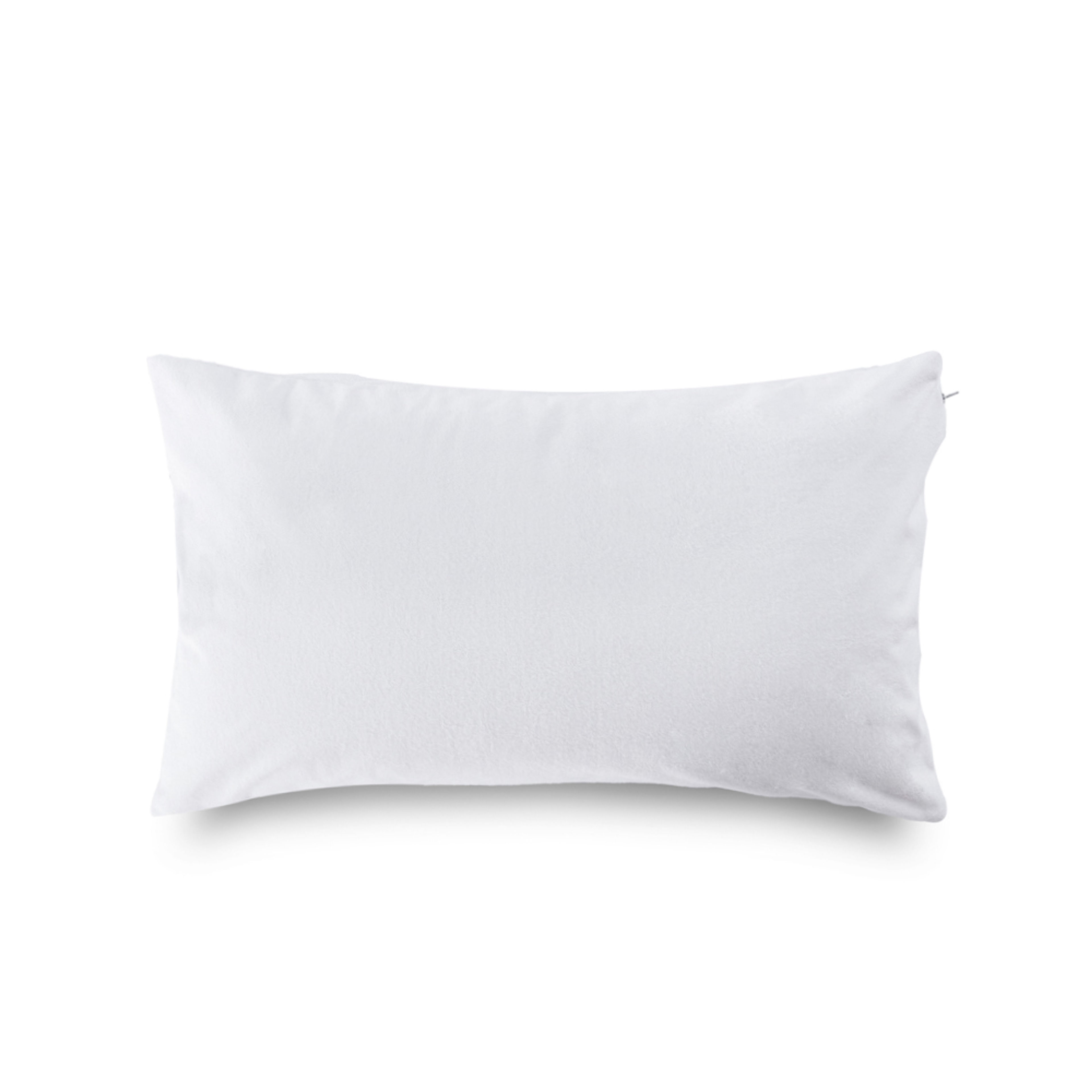 Waterproof Pillow Protector | 28x18 in | Terry Cotton | Set of 2 | White | Zipper Closure | 200 GSM