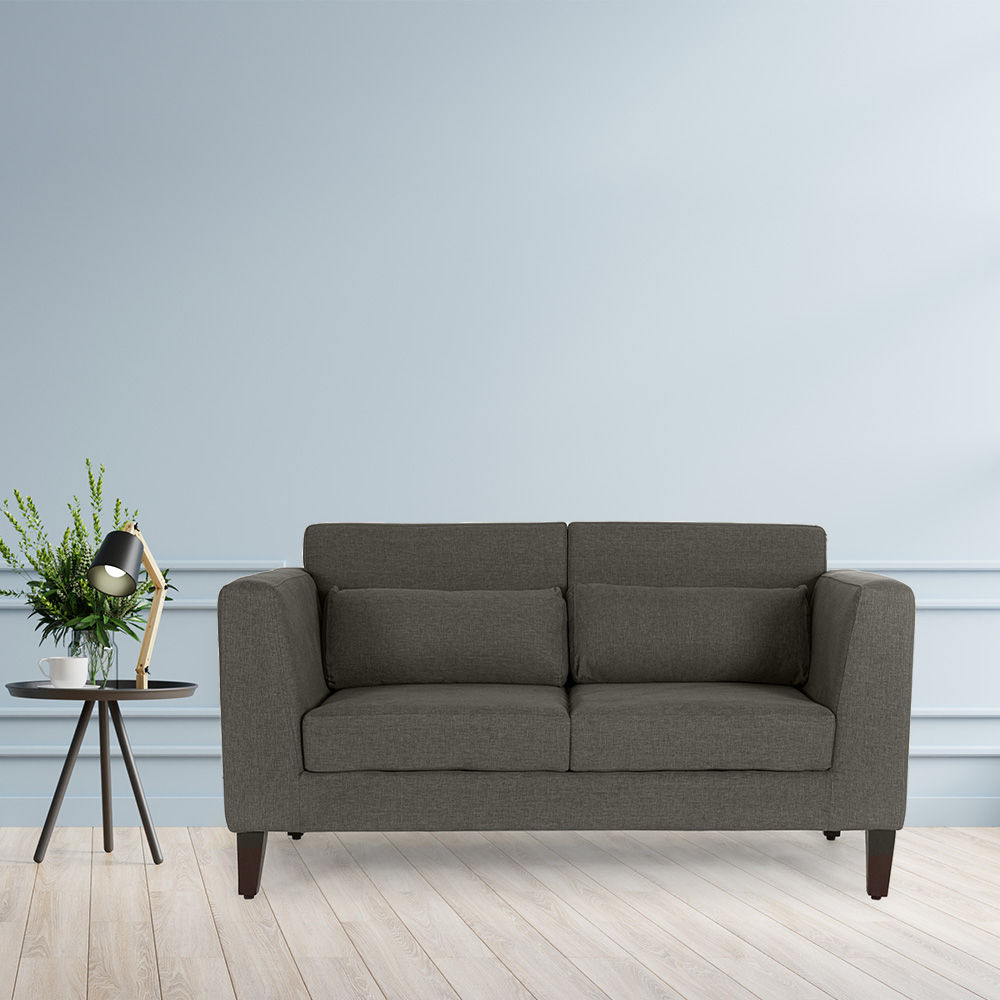 Wakefit Snoozepro Sofa - Two Seater Ash Grey
