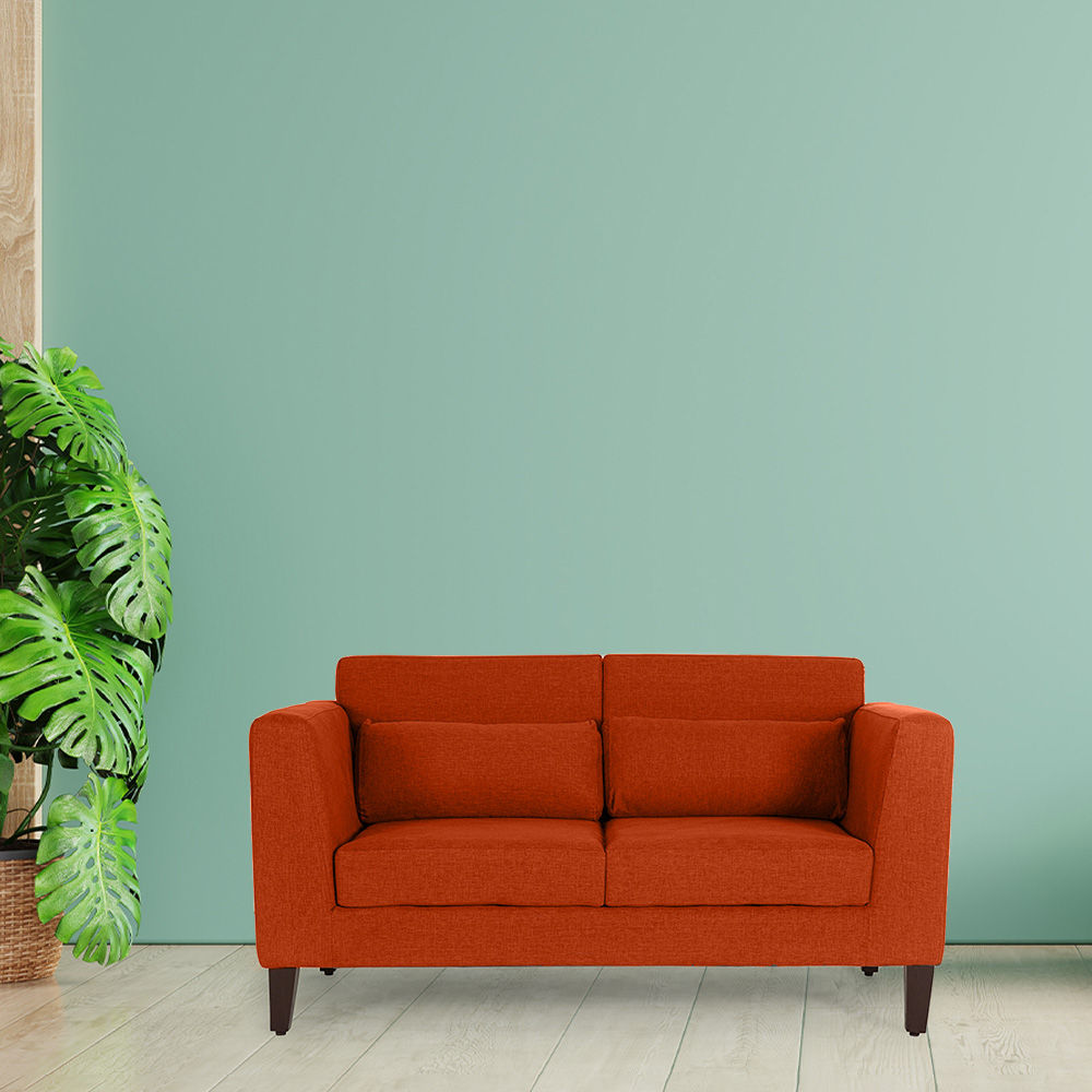 Wakefit Snoozepro Sofa - Two Seater Terracotta