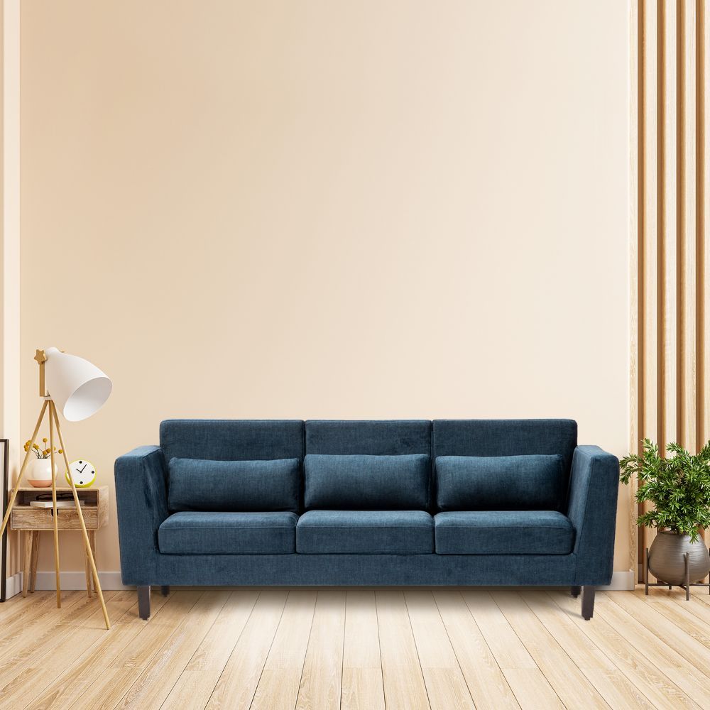 Wakefit Snoozepro Plus Sofa -Three Seater Vogue Deep Ocean