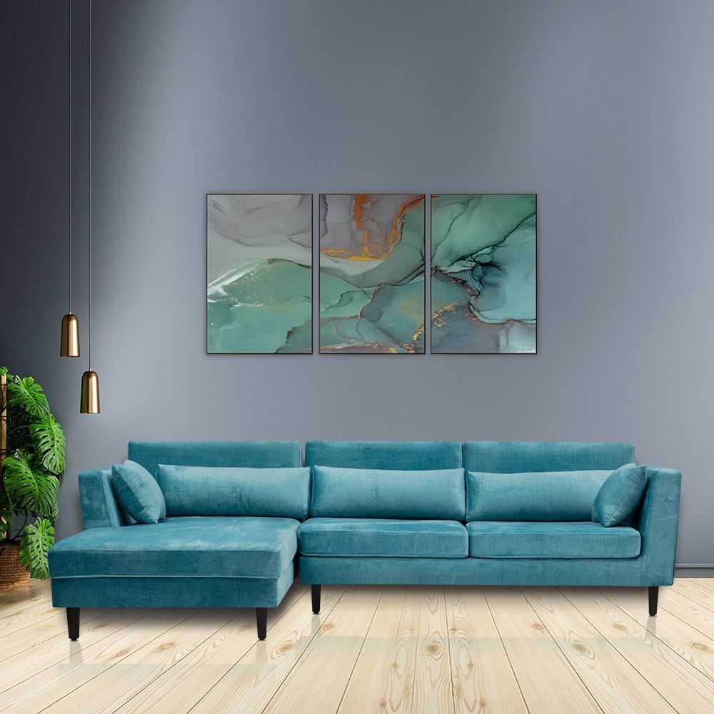 Wakefit Snoozepro Plus L Shape Sofa Set (3 Seater + Left Aligned Chaise)