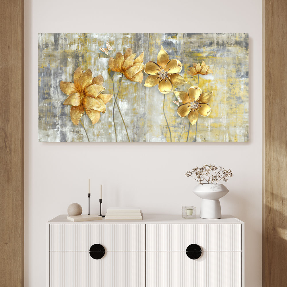 Canvas Wall Painting | 48x24 Inch | Set of 1 | For Living Room, Bedroom & Office Decor | Gifting Option | Whispering Breeze