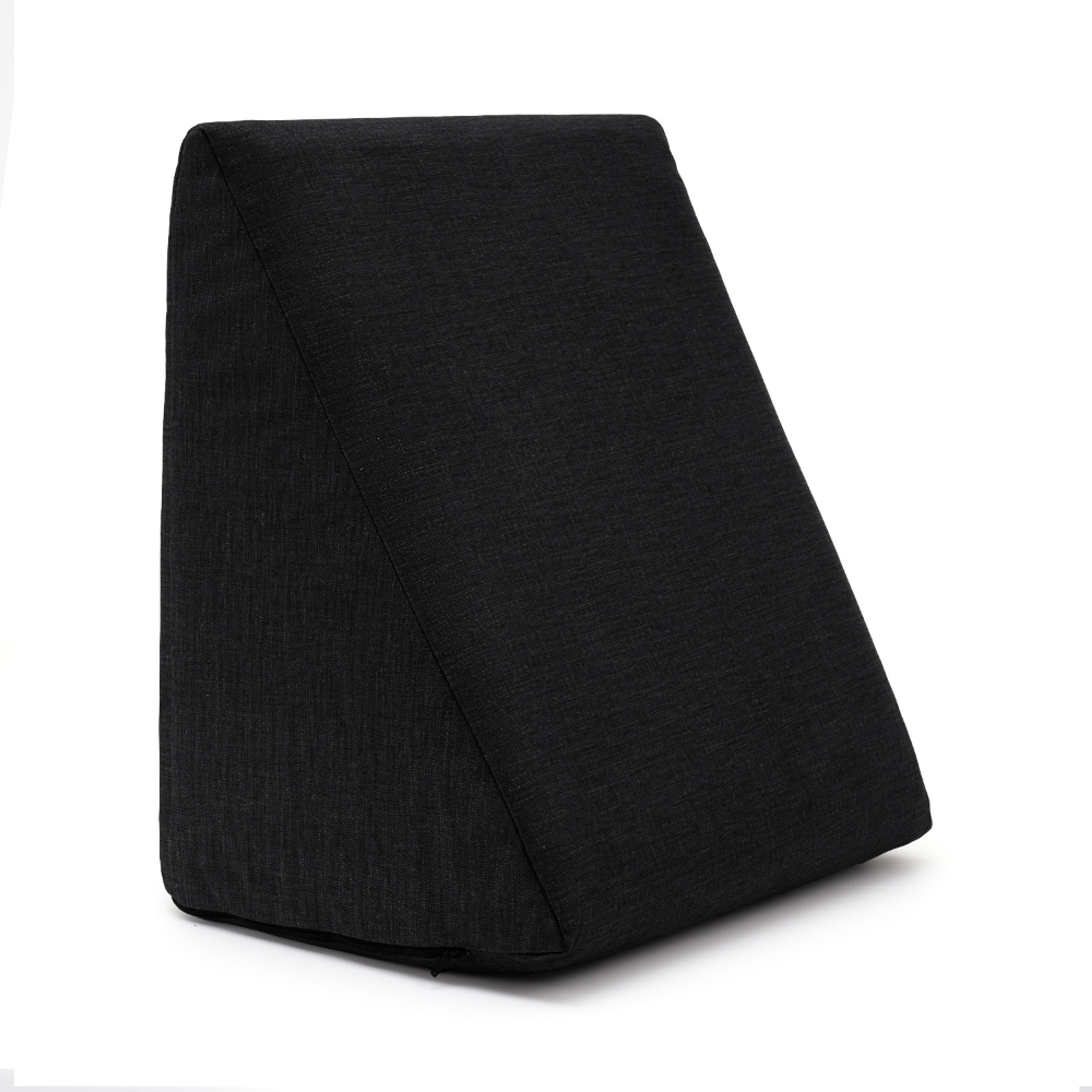 Memory Foam Wedge Pillow Helps Reduce Acid Reflux, Snoring Back  Discomfort Soft Washable Cover Multi-Use Support Black - Main Image