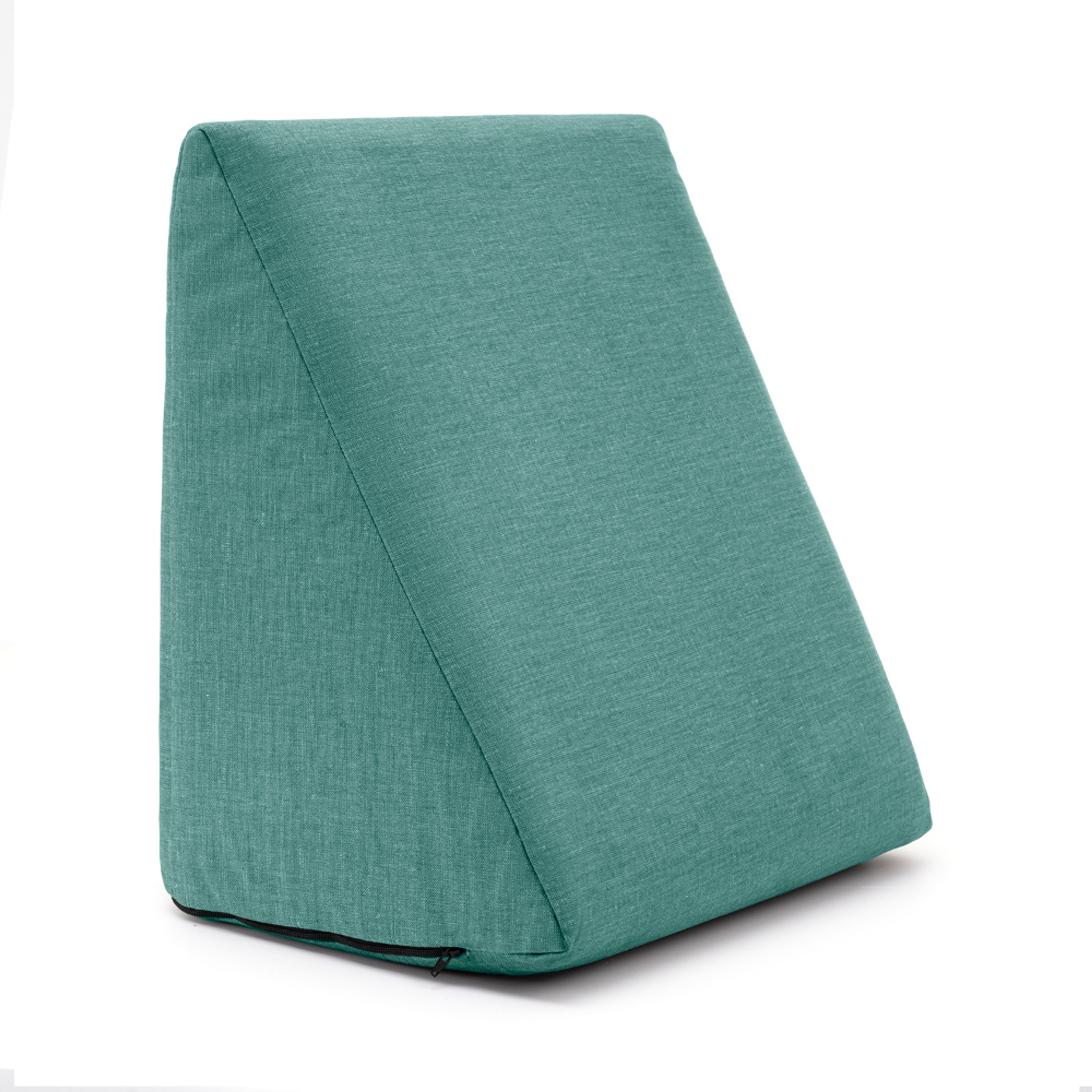 Green memory foam wedge pillow 