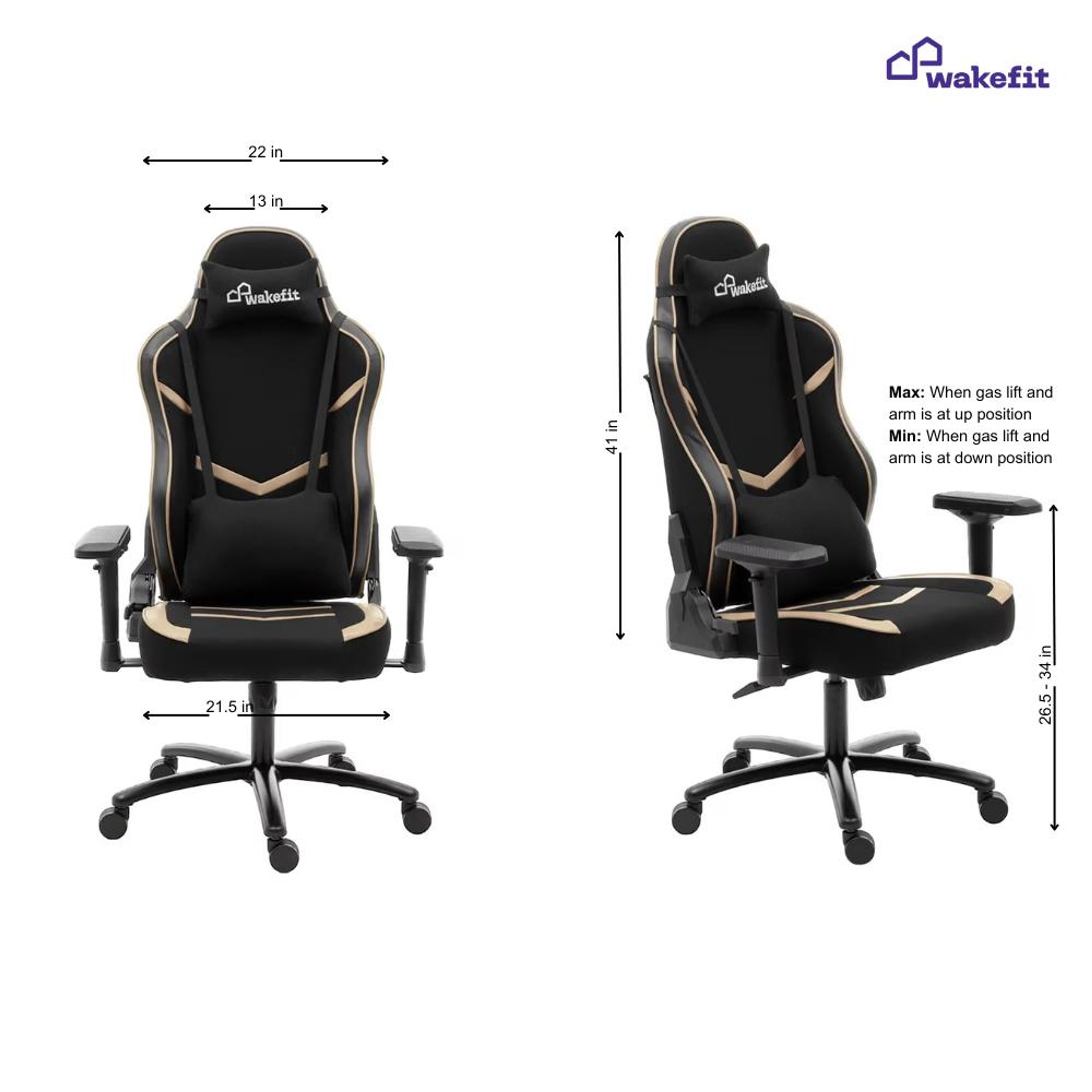 Maestro Plus Gaming Back Center Tilting 4D Armrest class Gaslift with  Powdercoated Metal Base Ergonomic Gaming Chair White