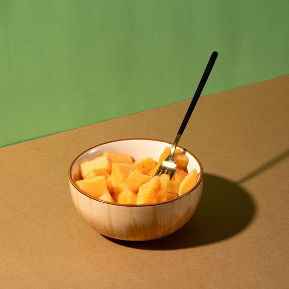 Serving Bowls | Set of 2 | 700 ml | Stoneware Ceramic | Toxin Free | BPA and Lead free | Microwave & Dishwasher Safe bowls for Snacks, Fruits, Salad, Pasta, Noodle, Maggi | cream | Ivory Touch