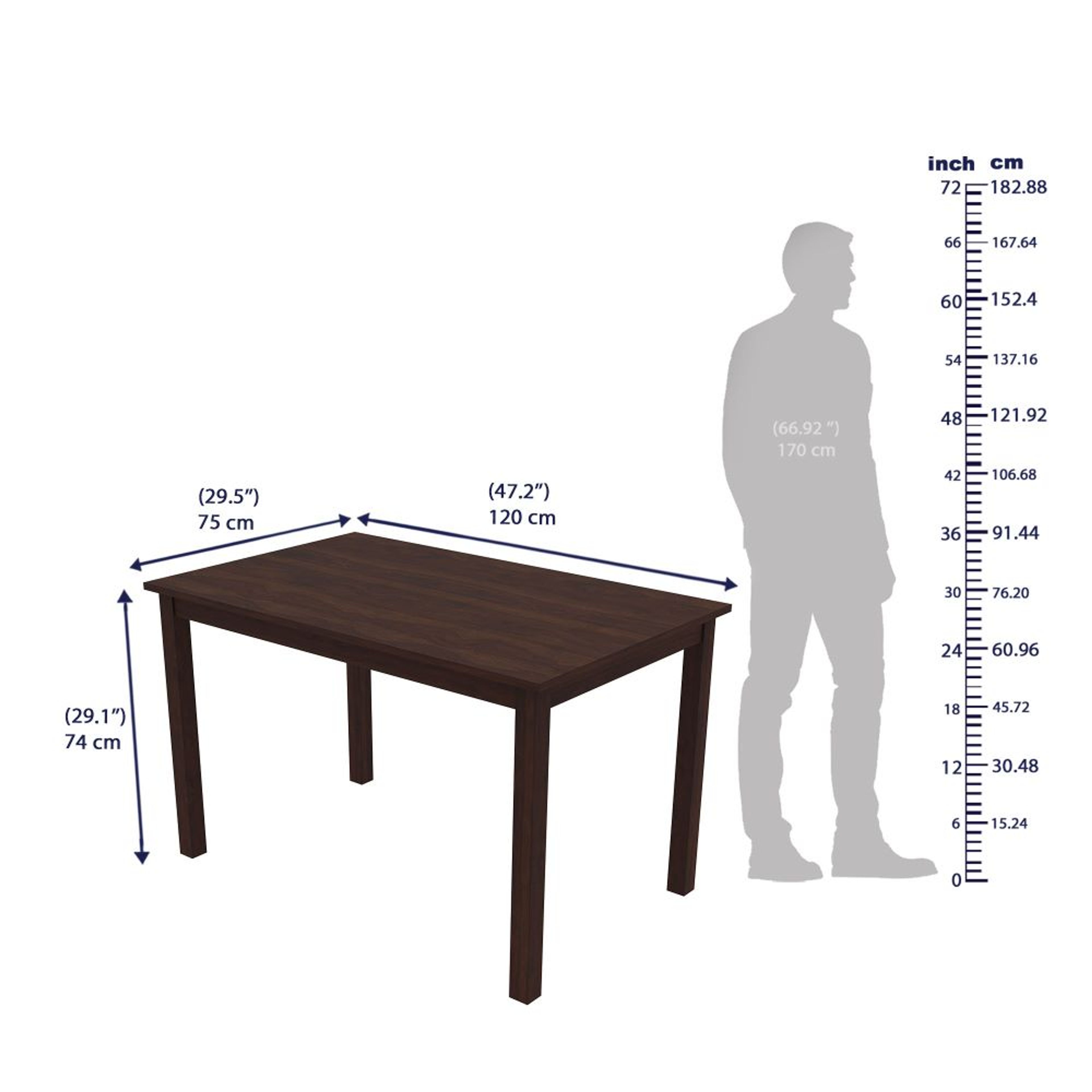 Seater Dining Table Measurements For Rectangular Dining Standard