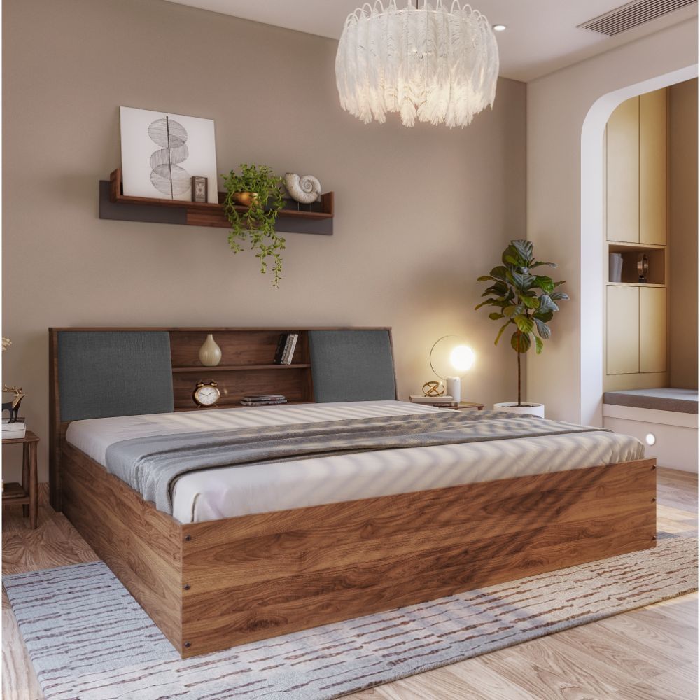 Buy Orion Engineered Wood Bed with Storage for 14789 Wakefit