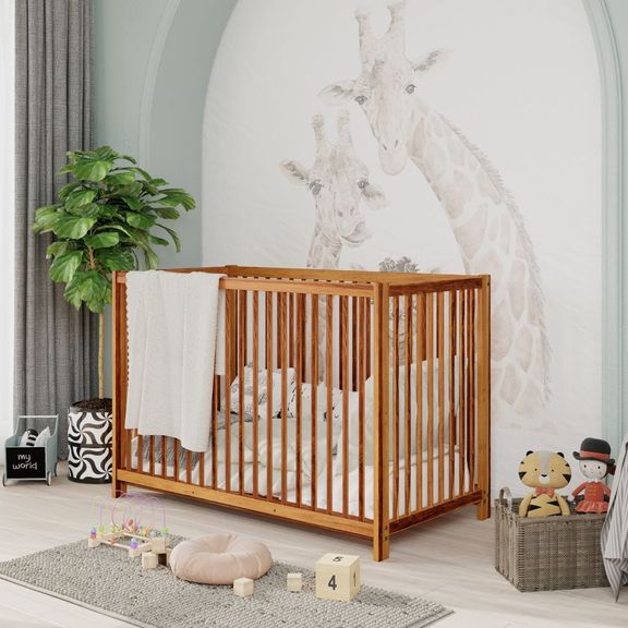 Wakefit Rapunzel Sheesham Wood Crib