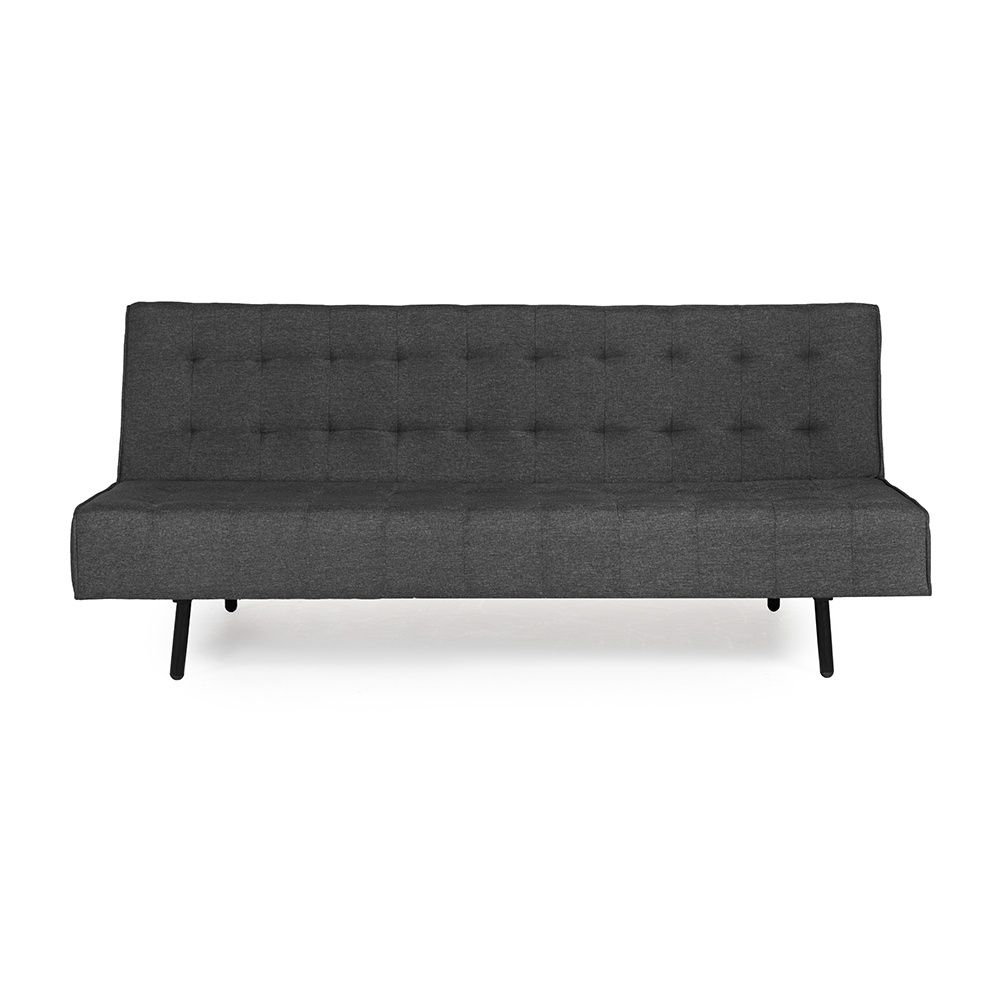 Wakefit Naples Sofa cum Bed - Three Seater, Omega Ash Grey
