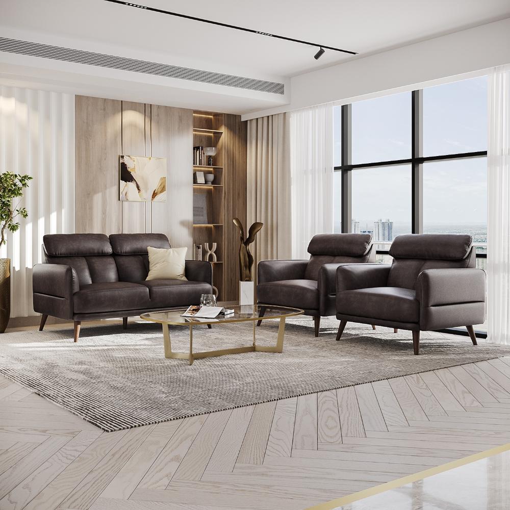 Wakefit Azores Sofa Set (2+1+1) Seater
