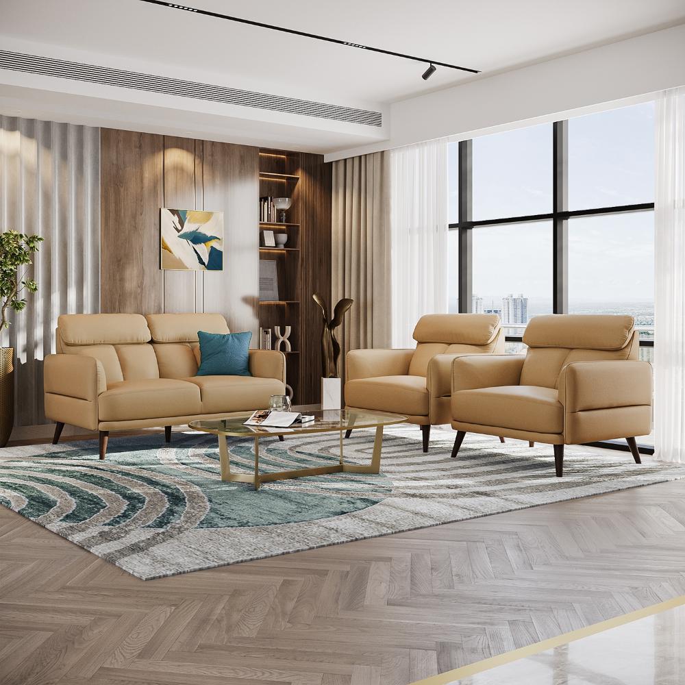 Wakefit Azores Sofa Set (2+1+1) Seater