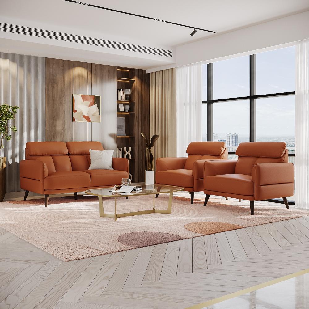 Wakefit Azores Sofa Set (2+1+1) Seater