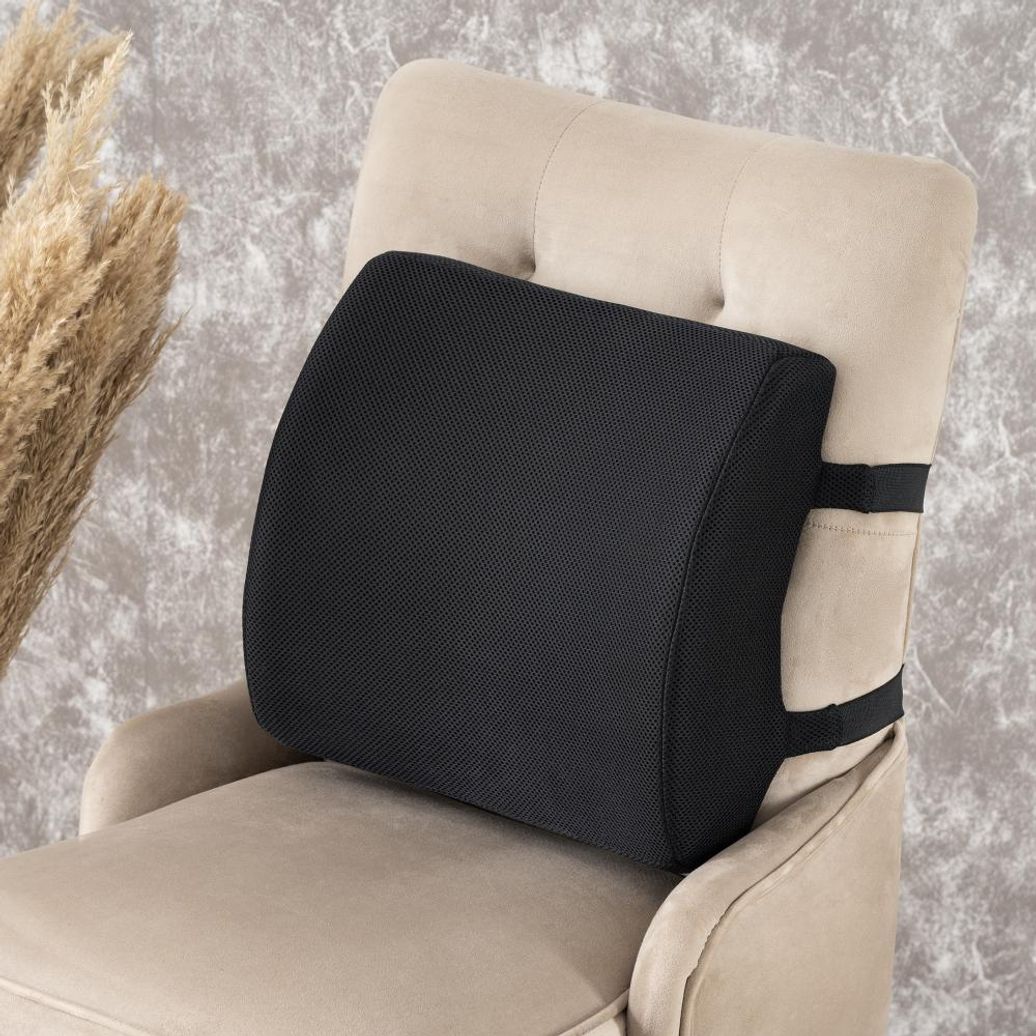 For Office Chair Lumbar Support Cushion For Car Seat Memory Foam